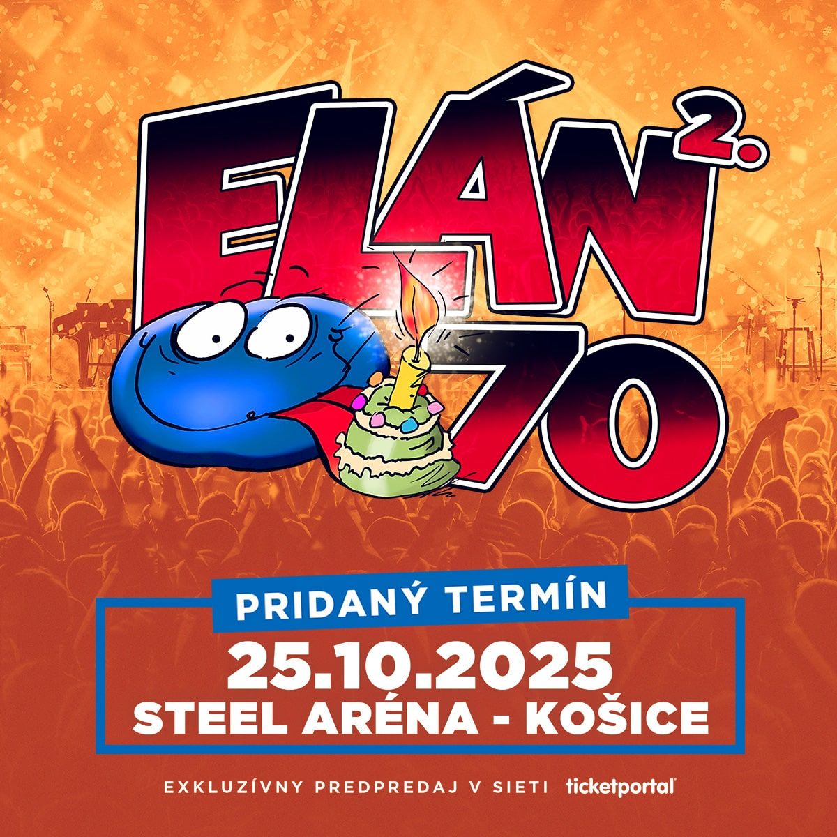 El&aacute;n 70 (2025) PŘIDAN&Yacute; KONCERT